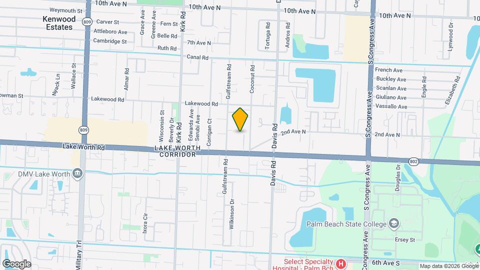 3919 Adcock Ln, Unit B Mapa y Detalles de la Ubicación