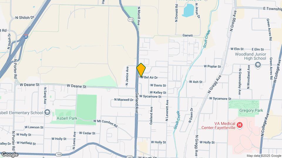 1039 W Bel Air Dr Map and Location Details