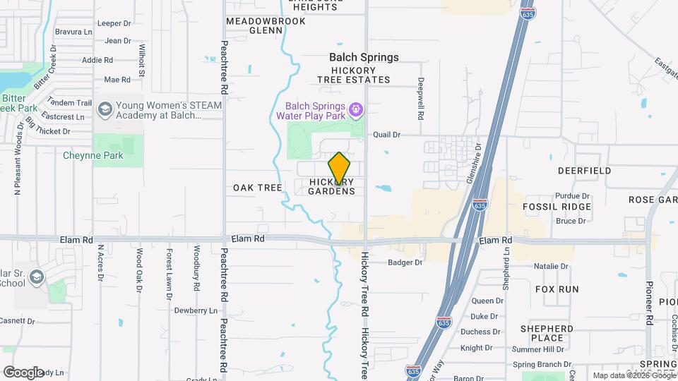 11802 Hickory Garden Dr Map and Location Details