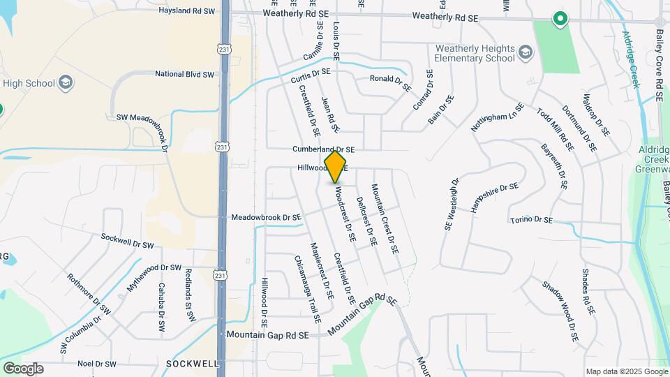 11206 Woodcrest Dr SE Map and Location Details