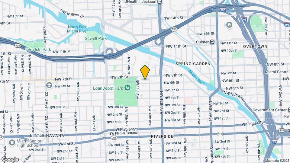 1329 NW 6th St Map and Location Details