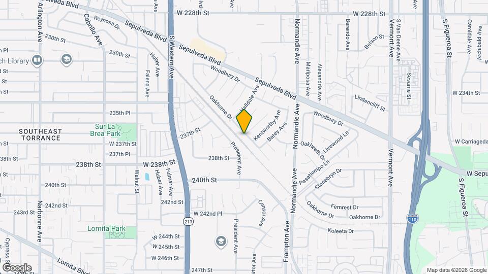 1422 Oakhorne Dr Map and Location Details