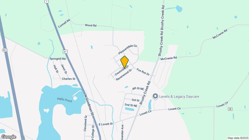 600 Crestview Dr Map and Location Details