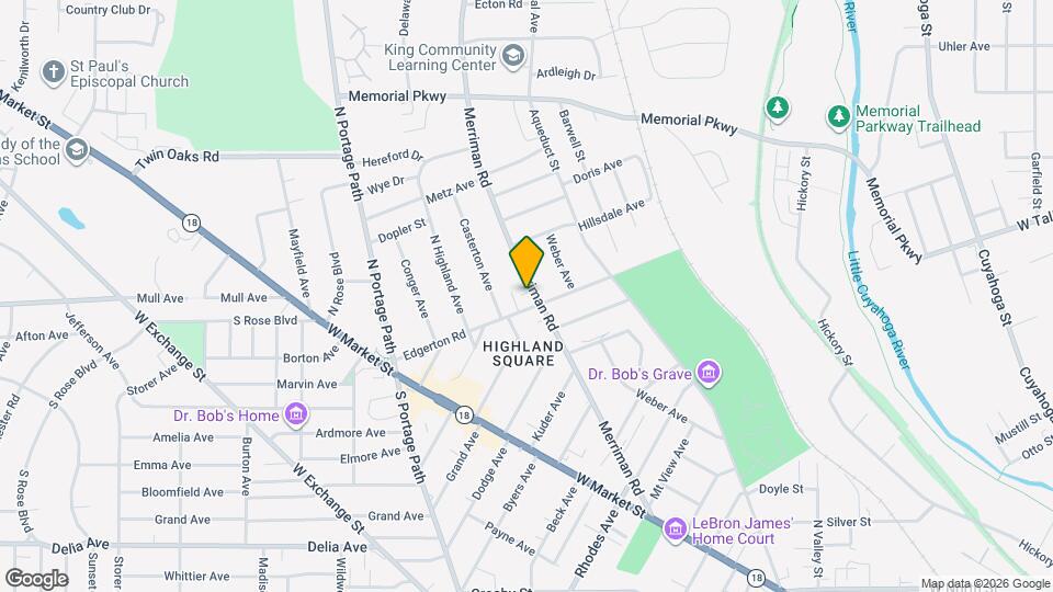 276 Merriman Rd Map and Location Details