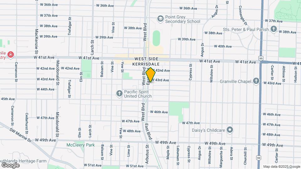 5950 East Blvd Map and Location Details