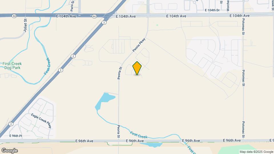 12328 E 100th Ave Map and Location Details