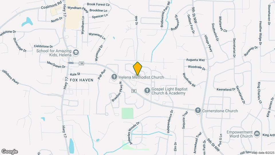 186 Cedar Bend Dr Map and Location Details