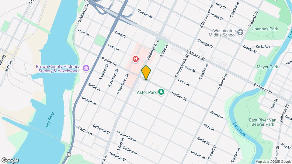 1028 Porlier St Map and Location Details
