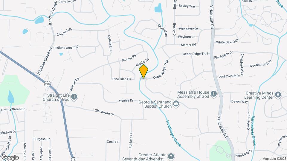 4404 Cedar Ridge Trail Map and Location Details