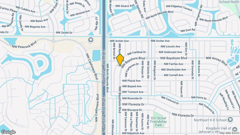 642 NW Bayshore Blvd Map and Location Details