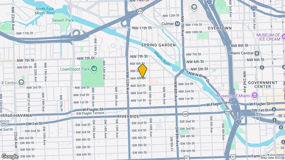 1052 NW 4th St Map and Location Details