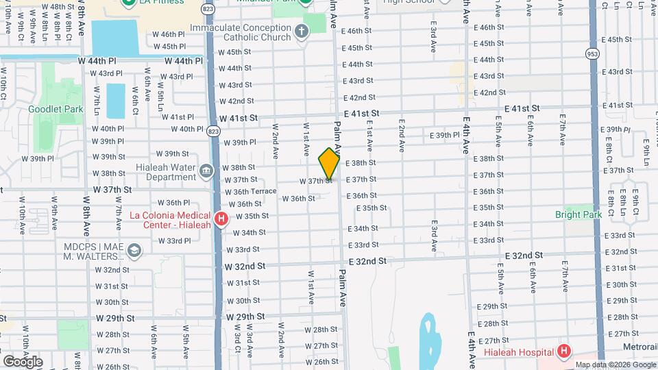 38 W 37th St Map and Location Details