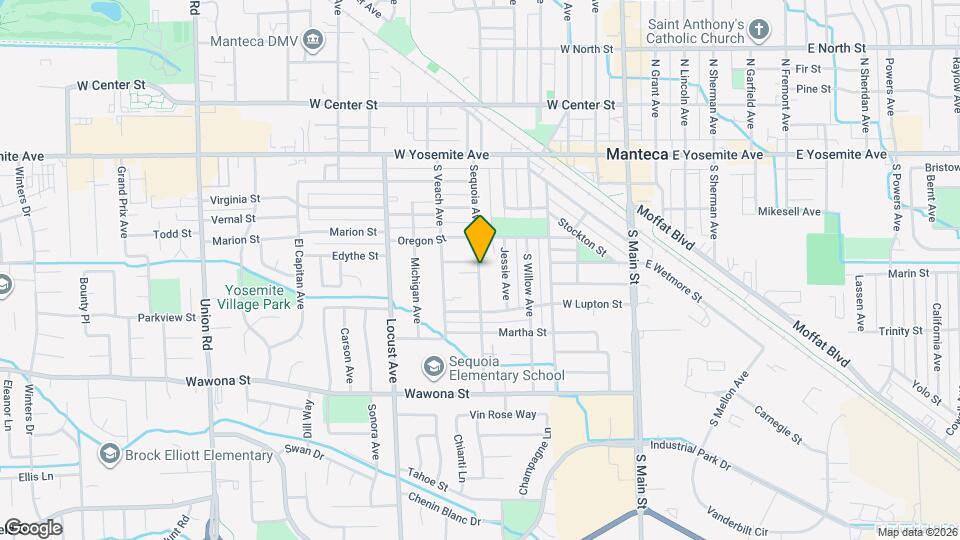 516 Sequoia Ave Map and Location Details