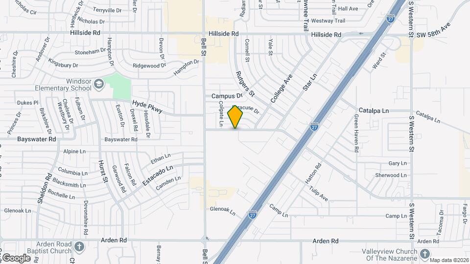 6640 Pepperdine Dr Map and Location Details