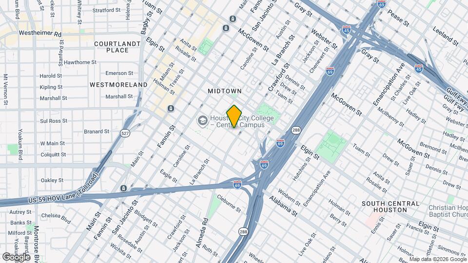 1509 Holman St Mapa y Detalles de la Ubicación