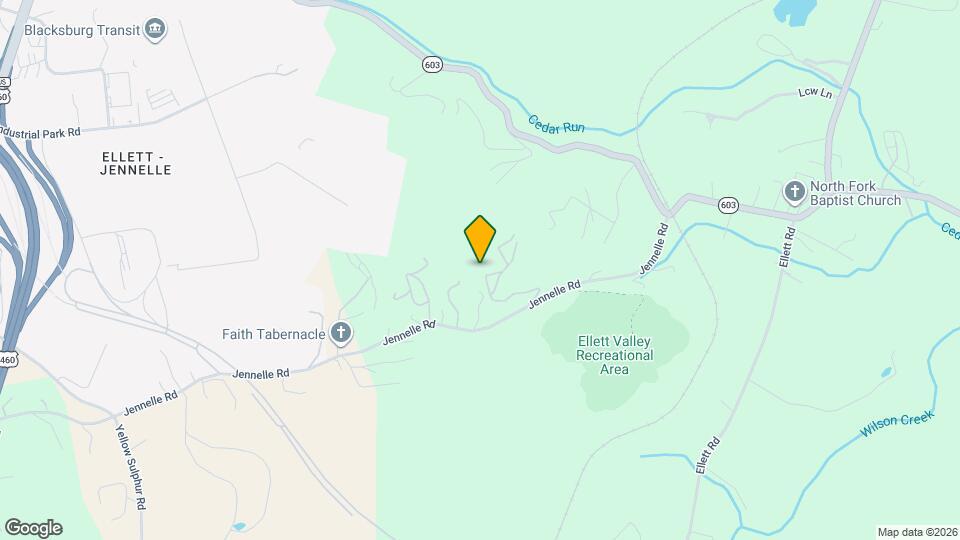 843 Rocky Acres Ln Map and Location Details