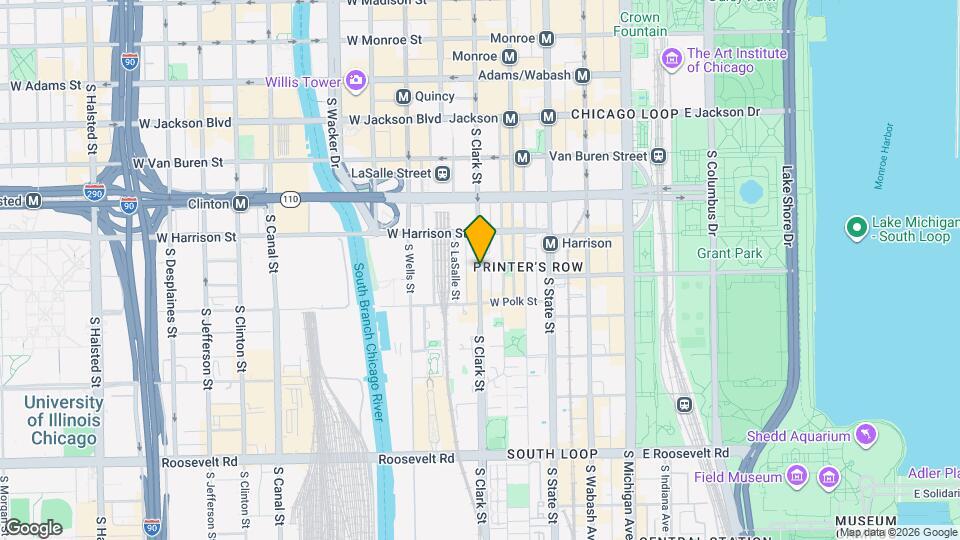 705 S Clark St, Unit 44G Map and Location Details