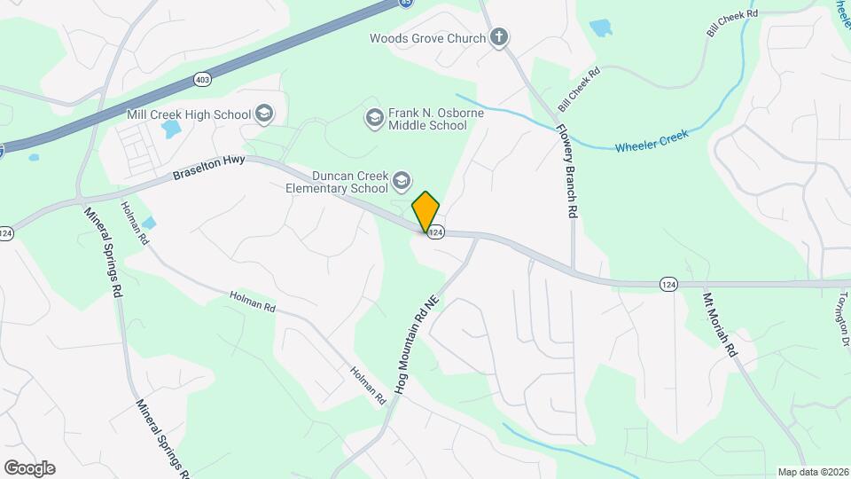 4561 Braselton Hwy Mapa y Detalles de la Ubicación