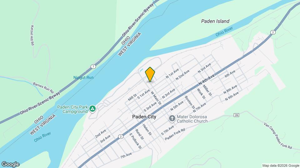 411 W Main St Map and Location Details