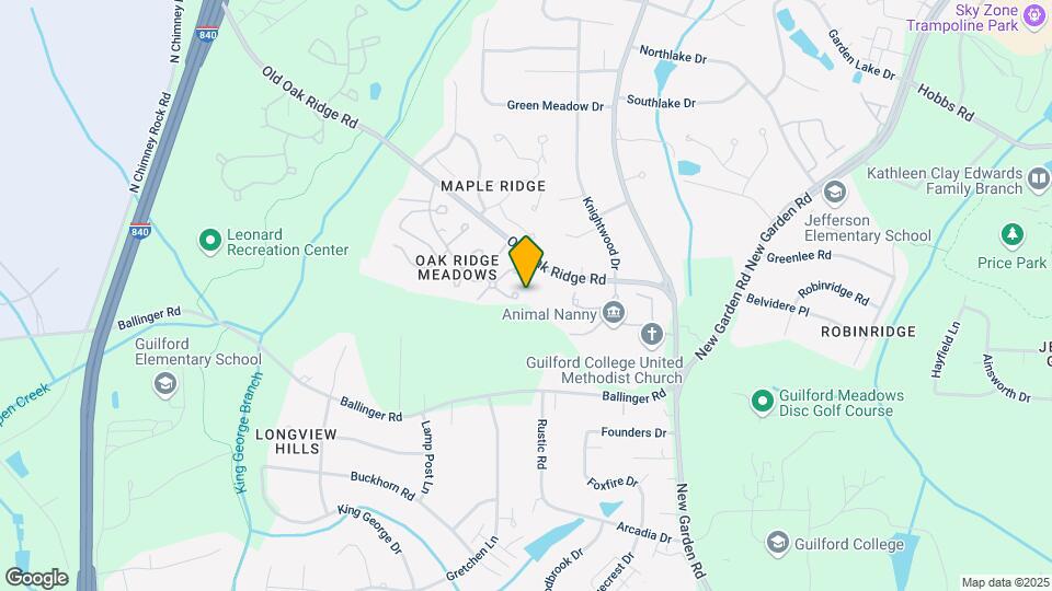 5004 Marigold Way Map and Location Details
