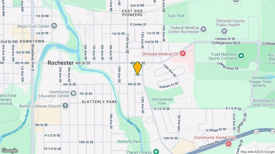 1208 5th St SE Map and Location Details