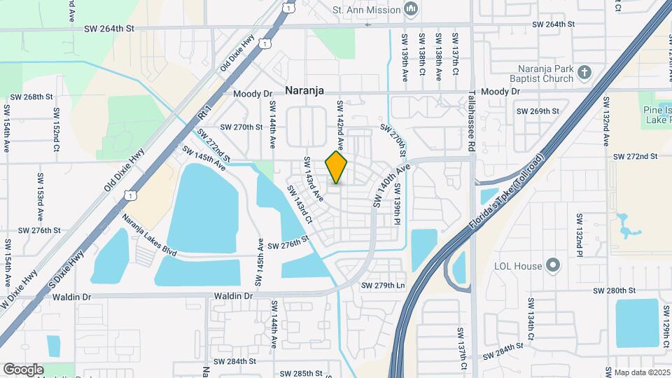 14213 SW 274th St Map and Location Details