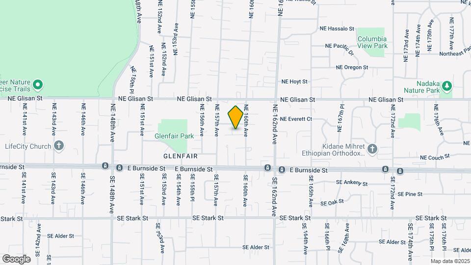 15867 NE Davis St Map and Location Details