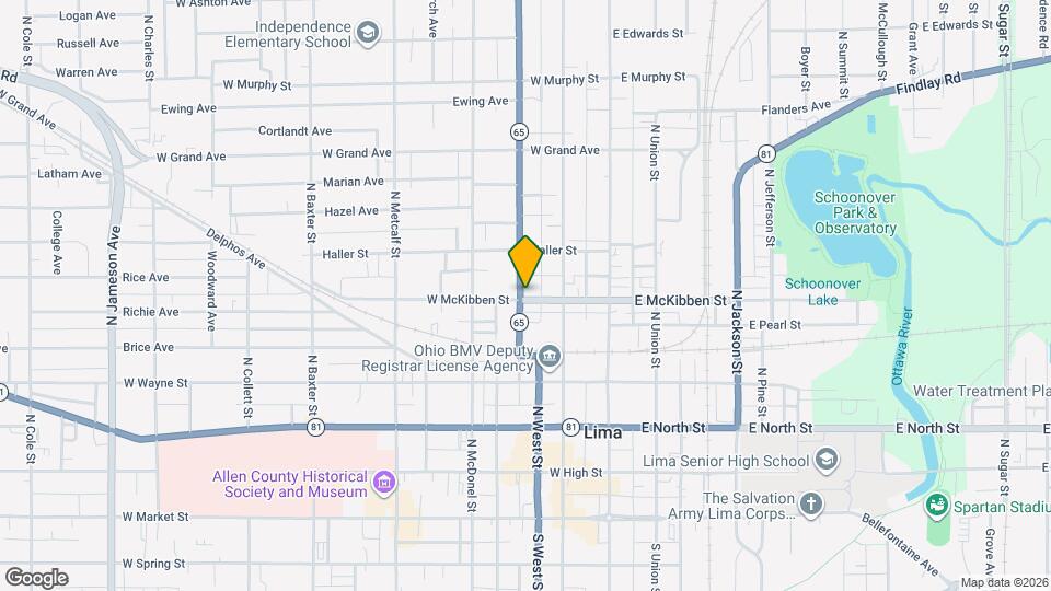 500 N West St, Unit 500 N. West St Mapa y Detalles de la Ubicación