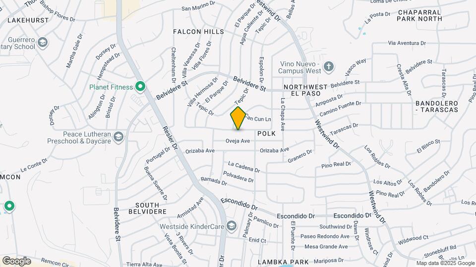 6920 Villa Hermosa Dr Map and Location Details