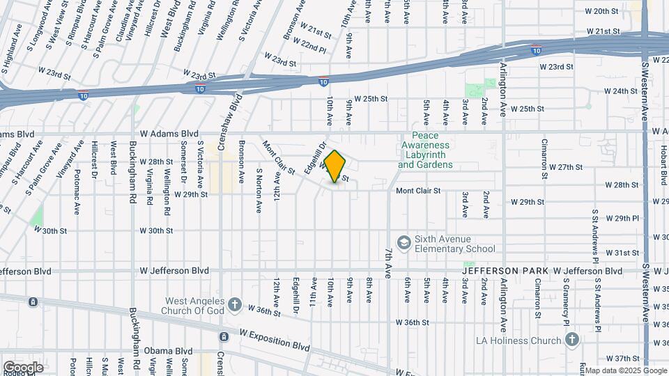 3857 Montclair St Mapa y Detalles de la Ubicación