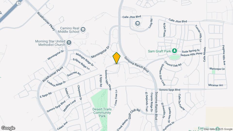 2184 Sedona Hills Pkwy Map and Location Details