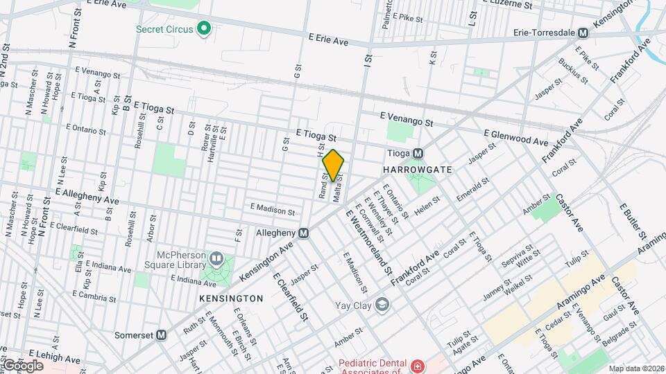 3337 Argyle St Map and Location Details