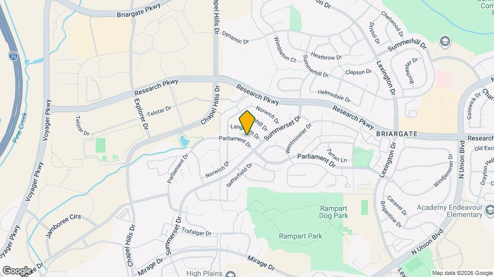 2350 Parliament Dr Mapa y Detalles de la Ubicación