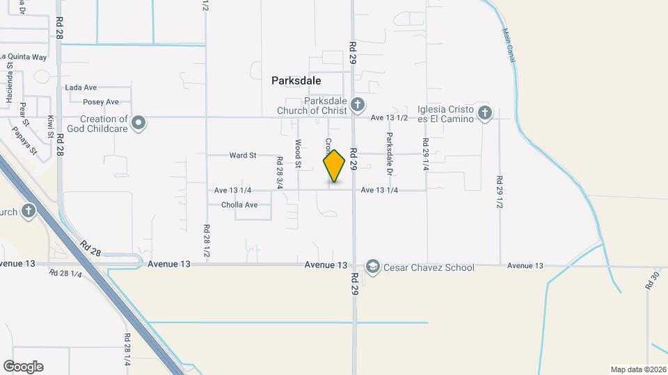 28853 Ave 13 1/4 Map and Location Details