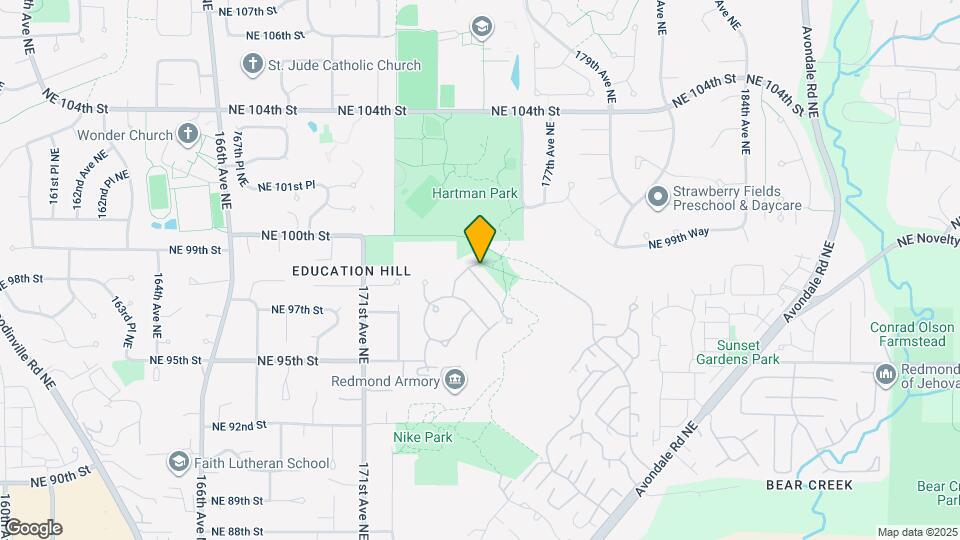 17448 NE 98th Way Map and Location Details
