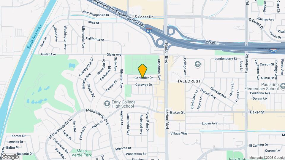 1593 Coriander Dr Map and Location Details