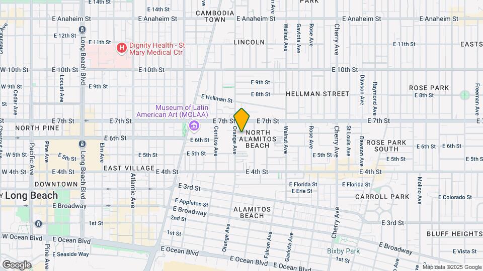 1221 E 6th St Mapa y Detalles de la Ubicación