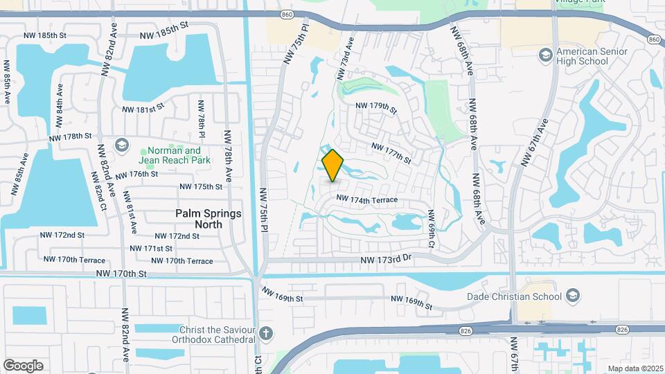 7365 NW 174th Ter Map and Location Details