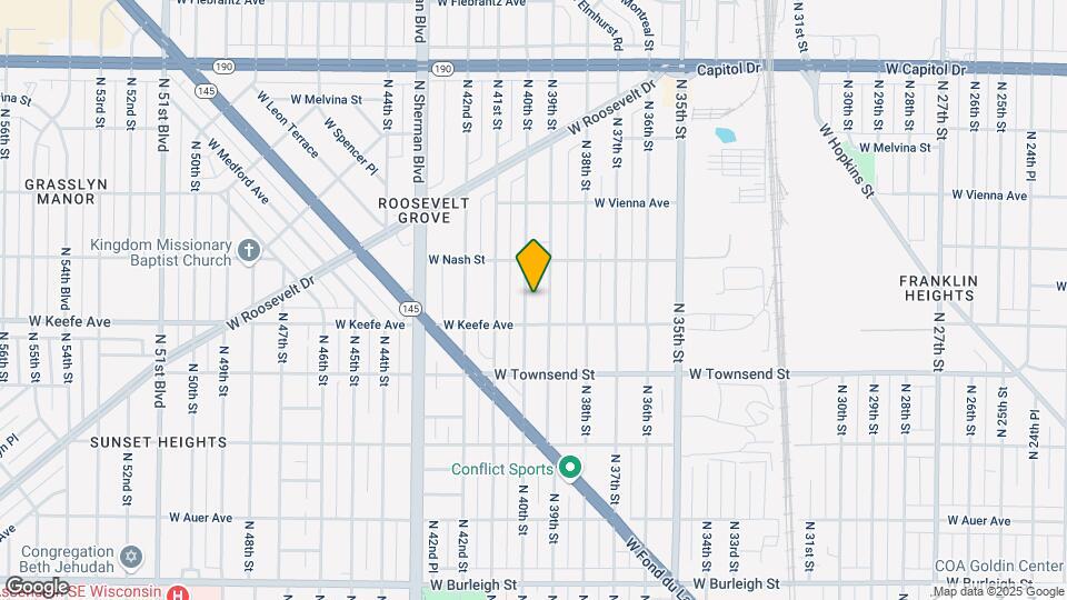 3526-3528-3528 N 40th St Map and Location Details