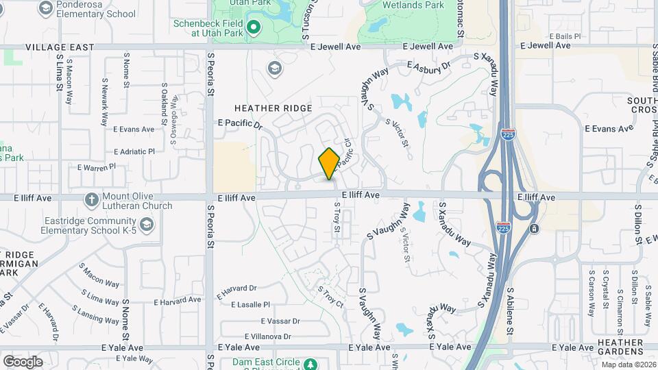 12642 E Warren Dr Map and Location Details