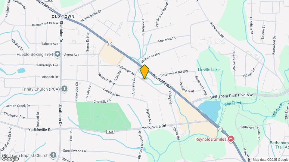 3624 Yarbrough Ave Map and Location Details