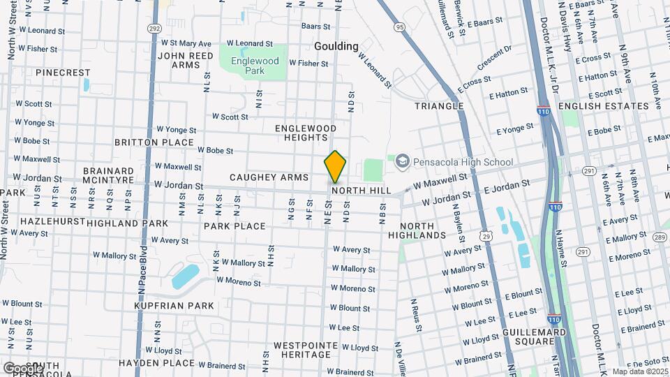 830 W Jordan St Mapa y Detalles de la Ubicación