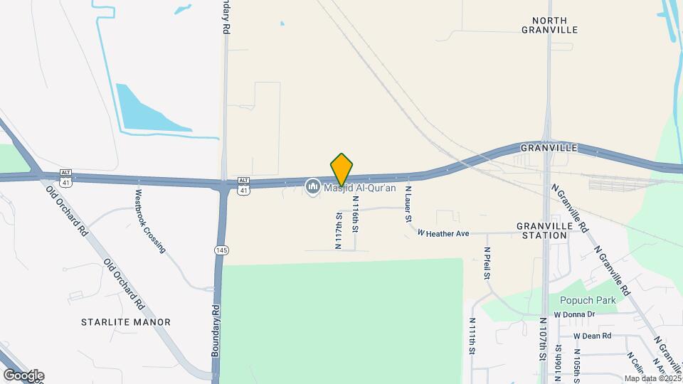11621 W Brown Deer Rd Map and Location Details