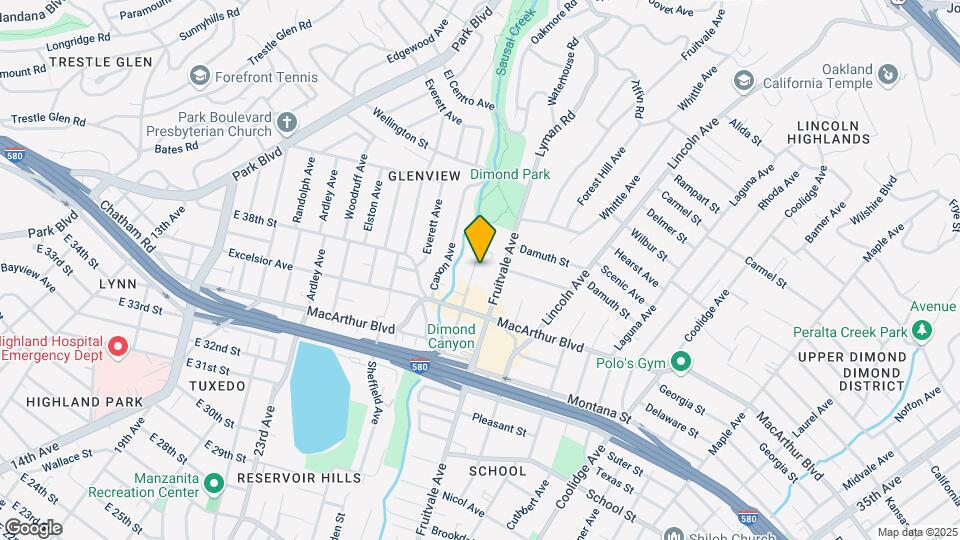 3570-3572 Dimond Ave Map and Location Details