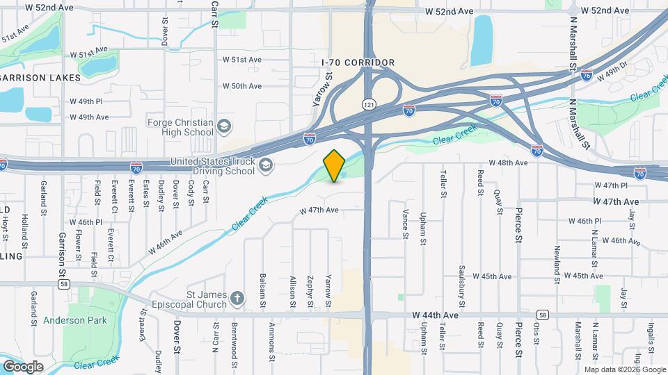 7655 W 48th Ave Map and Location Details