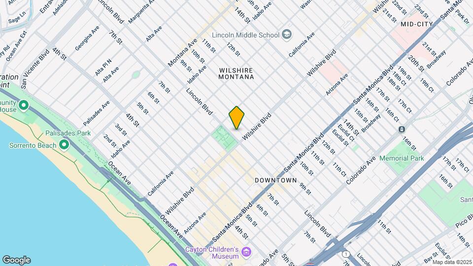 1143 Lincoln Blvd Map and Location Details