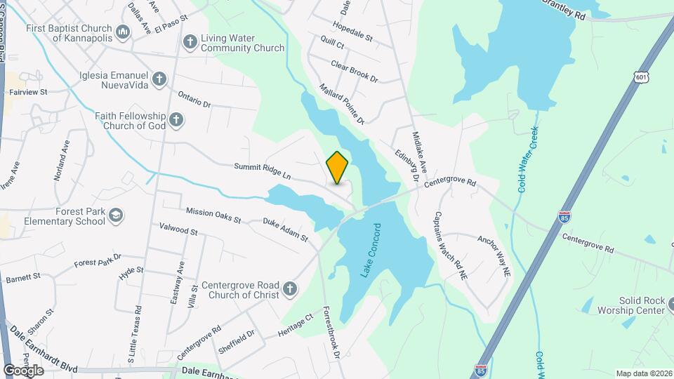 1941 Summit Ridge Ln Mapa y Detalles de la Ubicación