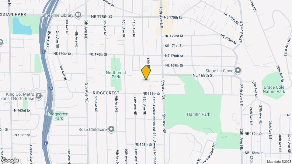 1407 NE 166th Ct Map and Location Details