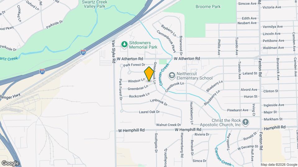 1810 Greenbriar Ln Map and Location Details