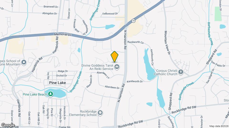 4751 Hairston Crossing Rd Mapa y Detalles de la Ubicación